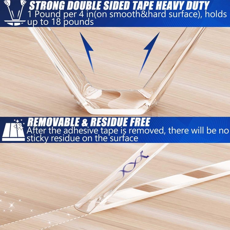 Strong Nano Double Sided Tape Heavy Duty Mounting,Clear Removable Sticky