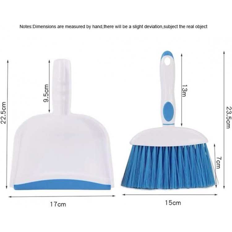 Mini Broom and Dustpan Set-Mini Whisk Set for Desk, Housekeeping, Office, Kitchen