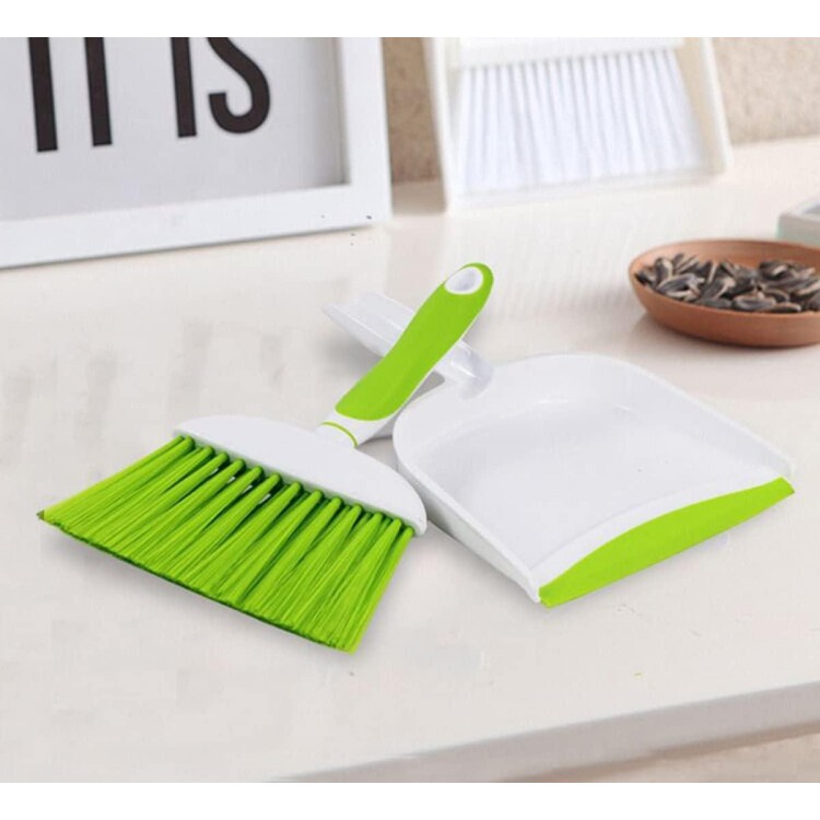 Mini Broom and Dustpan Set-Mini Whisk Set for Desk, Housekeeping, Office, Kitchen