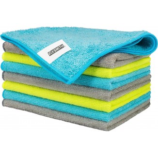 Multi-Functional Cleaning Towels, Highly Absorbent Cleaning Rags, Lint-Free, Streak-Free Cleaning Cloths for Car Kitchen Home