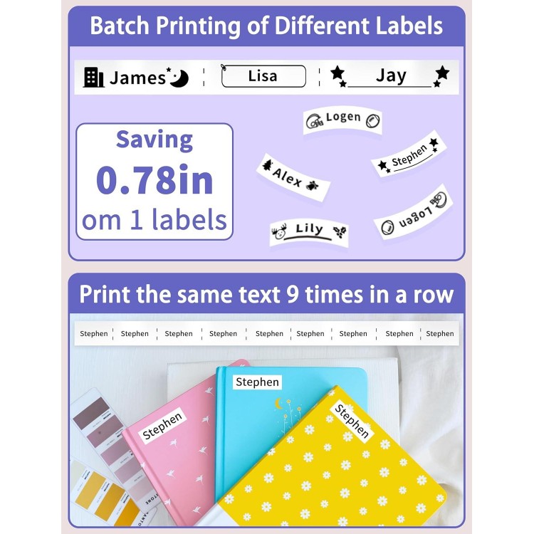 Label Makers-D210S Portable Label Maker Machine for Kids