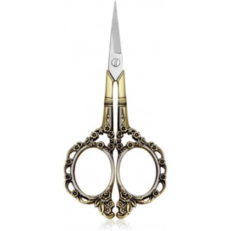 Professional Manicure Scissors, EBANKU Vintage Stainless Steel Cuticle Precision Beauty Grooming