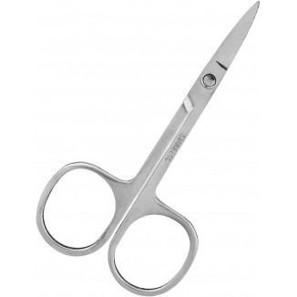 1 Pc Nail Scissors, Curved Blade Professional Stainless Steel Scissors