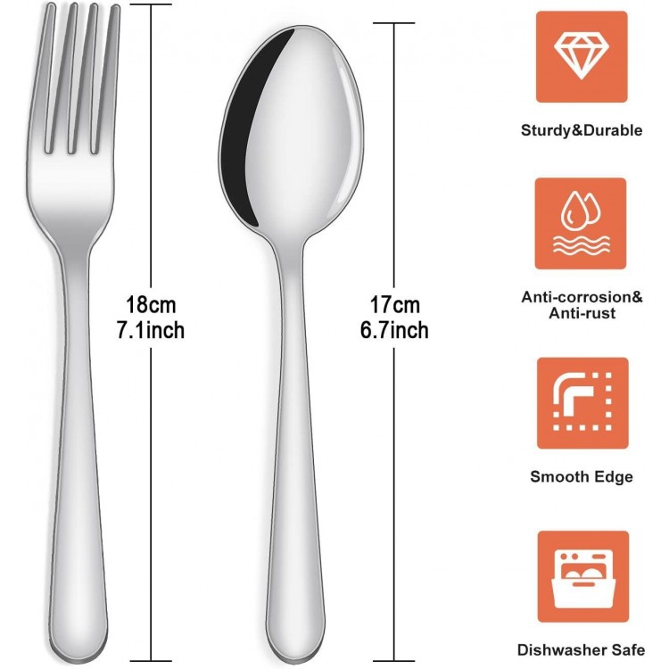 Food Grade Stainless Steel Flatware Cutlery Set for Home, Kitchen and Restaurant