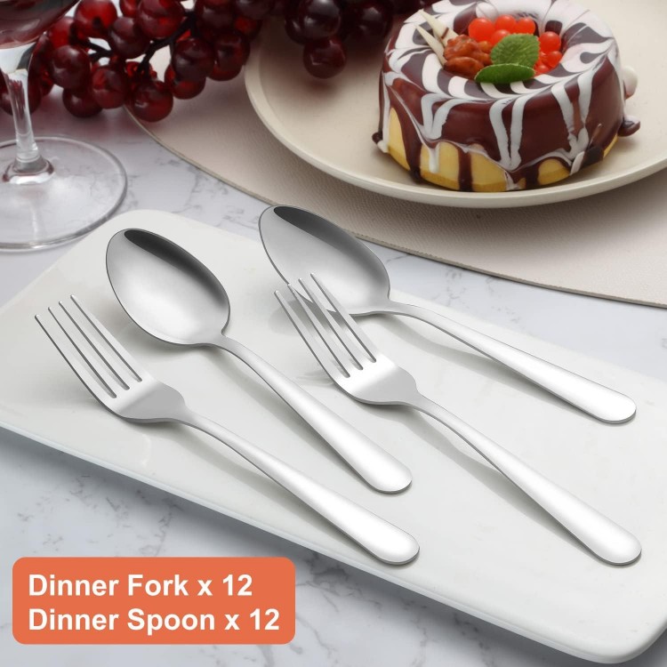 Food Grade Stainless Steel Flatware Cutlery Set for Home, Kitchen and Restaurant