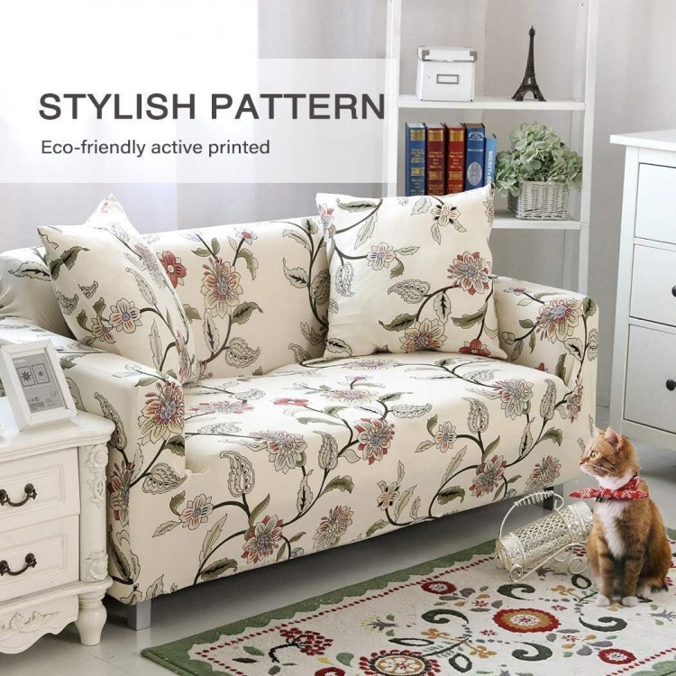 Printed Sofa Cover Stretch Couch Cover Sofa Slipcovers for 3 Cushion Couch
