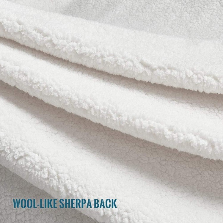 Sherpa Fleece King Size Blanket for Bed - Extra Warm and Heavy Thick Blankets