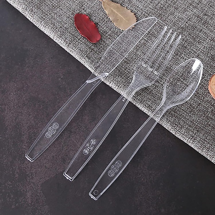 Heavy Weight Disposable Forks Plastic Utensils for Parties, Picnics, Big Event, Daily Use