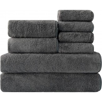 Bath Towel Set for Bathroom 8 Piece-2 Bath Towels 2 Hand Towels 4 Washcloths