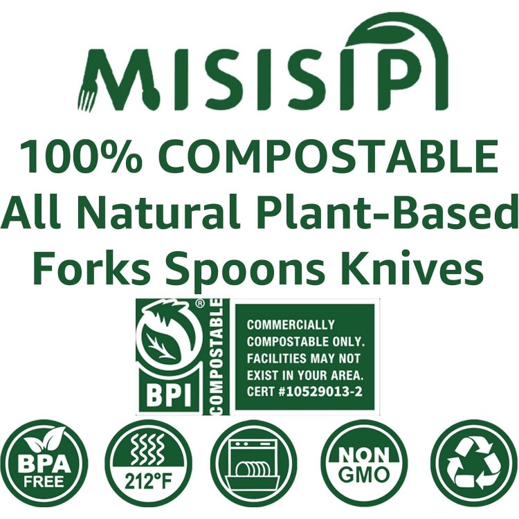 friendly Disposable Forks and Spoons for Lounge,Party,BBQ