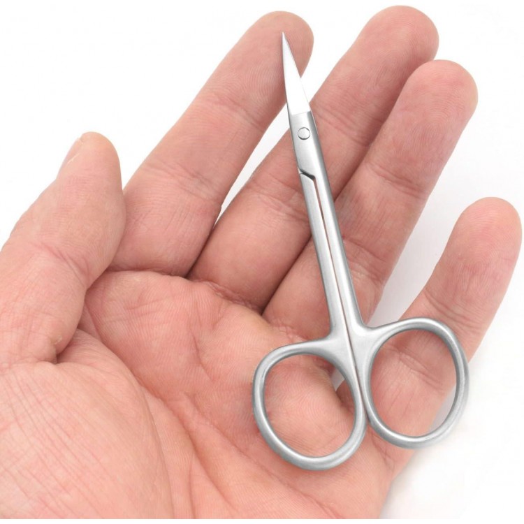 Cuticle Nail Scissors - Stainless Steel Precision Manicure Scissor