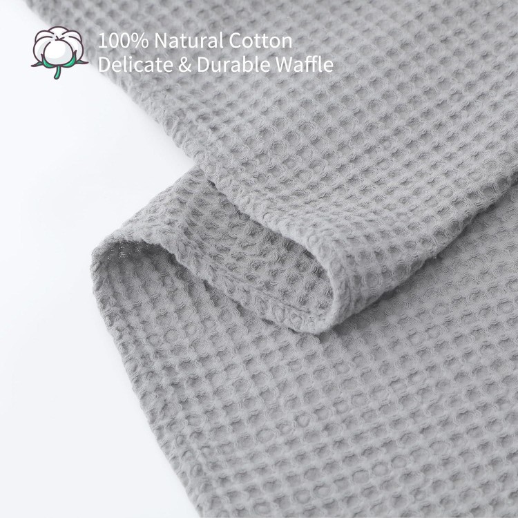 100% Cotton Waffle Blanket , 380 GSM Waffle Weave Throw Blanket