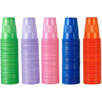 Bathroom Cups in Assorted Colors Can Be Used As Tasting Cups, Party Tumblers