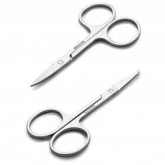 Facial Hair Small Grooming Scissors For Men Women - Eyebrow, Nose Hair