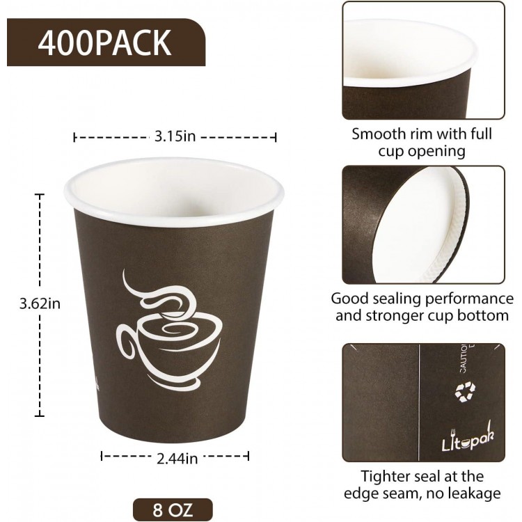 Paper Hot Coffee Cups, Paper Coffee Cups for Party, Picnic, Travel