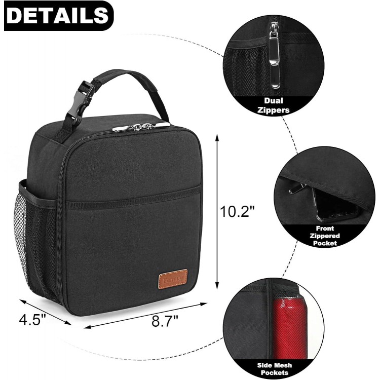 Femuar Lunch Box for Men Women Adults, Small Lunchbox