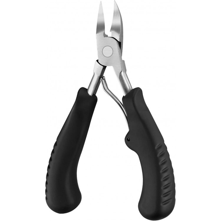 Nail Clippers for Thick & Ingrown Toenails - Sharp Curved Blade & Non-Slip Handle -Toenail Clippers