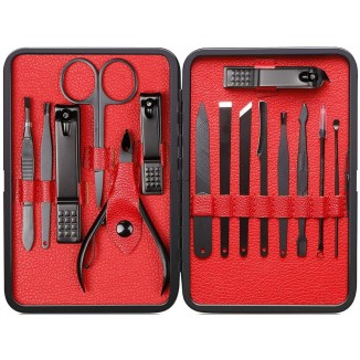 Nail Clippers Sets High Precisio Stainless Steel Nail Cutter Pedicure Kit Nail File Sharp Nail Scissors