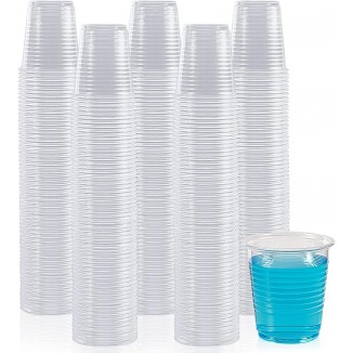 3 Ounce Plastic Mouthwash Cups for Tasting, Drinking and Party