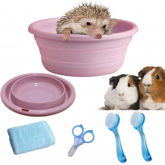 Hedgehog Supplies Hedgehog Bath Kit,Hedgehog Nail Clippers,Bathing Brush