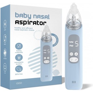 Baby Nasal Aspirator, Electric Nose Sucker With 5 Levels Suction