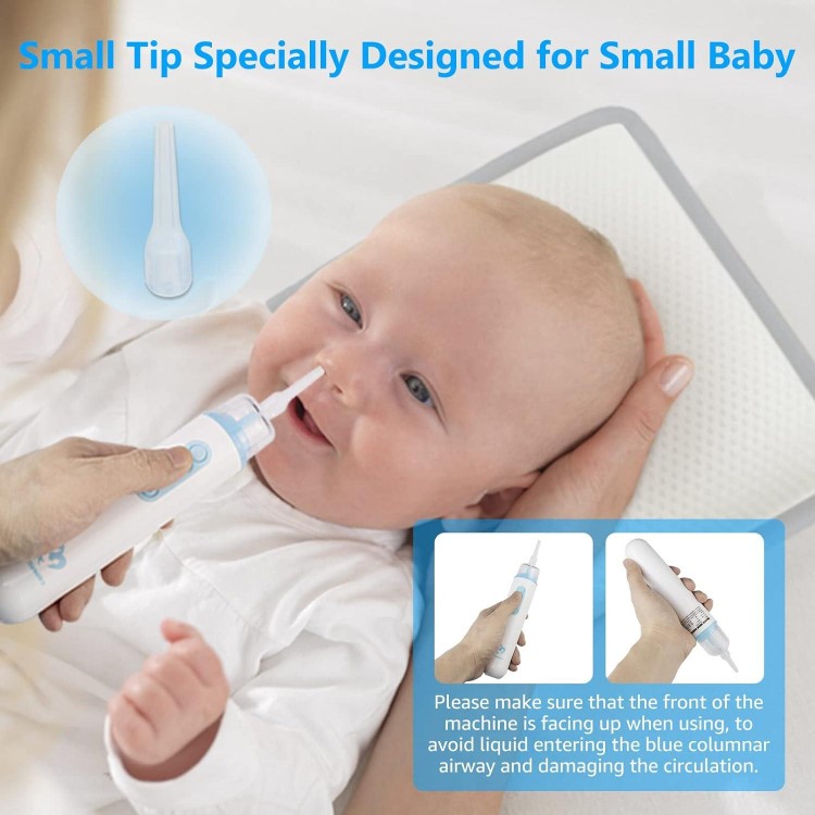 Baby Nasal Aspirator, Baby Nose Sucker, Baby Booger/ Snot Remover