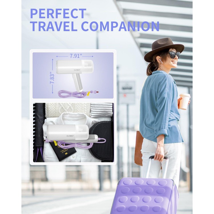Handheld Steamer for Clothes,Foldable Travel Steamer with Portable Size