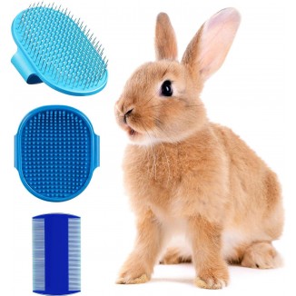 Small Animals Grooming Kit Including Pet Hair Remover Grooming Brush