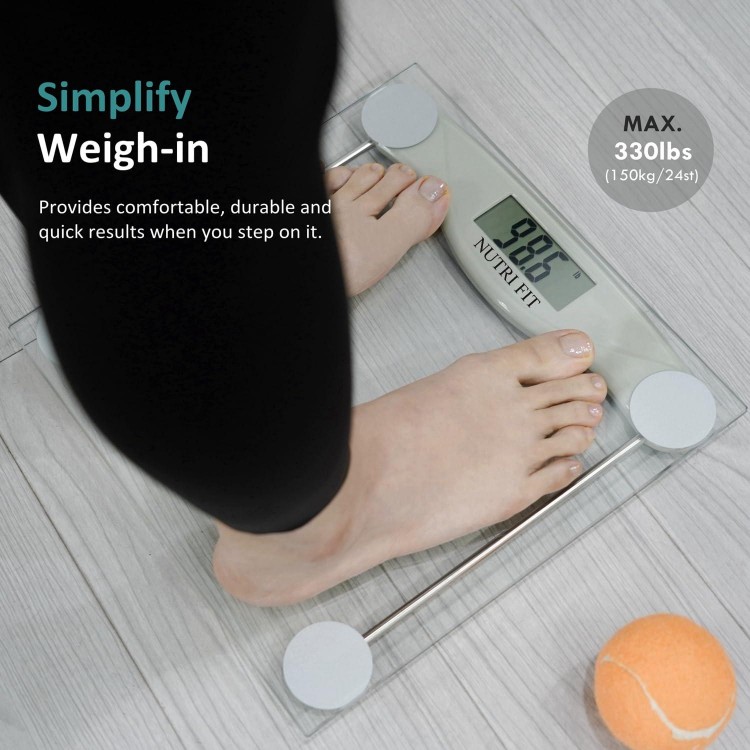 Digital Bathroom Scale for Body Weight, Precision Weighing Scale