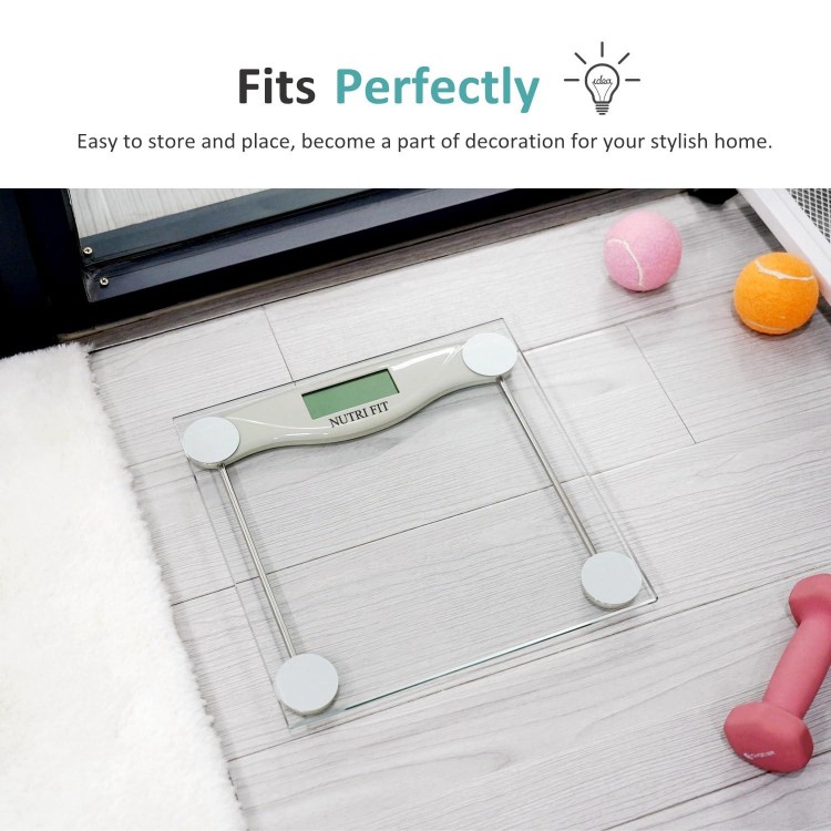 Digital Bathroom Scale for Body Weight, Precision Weighing Scale