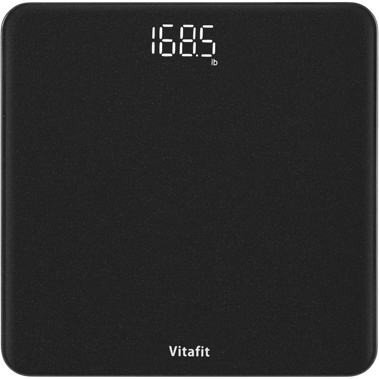 Digital Bathroom Scale For Body Weight, Clear LED Display And Step-On