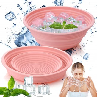 Large Bowl For Face Ice Bath, Foldable Ice Bath Bowl, Silicone Bowl