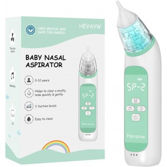Electric Nasal Aspirator For Baby - Baby Nose Sucker, Booger Sucker