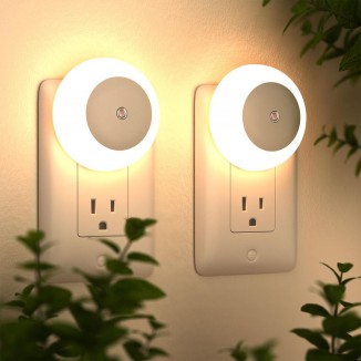 Night Light,Night Lights Plug into Wall,Dusk to Dawn Sensor Warm White