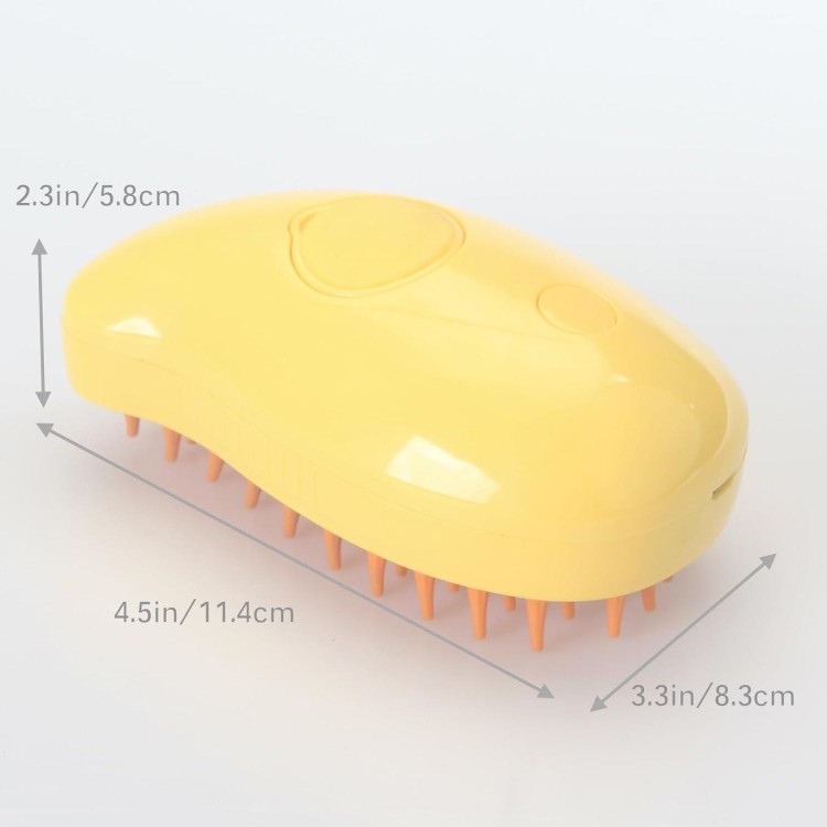 Pet Steam Brush, Pet Hair Removal Brush For Small Dog And Cats