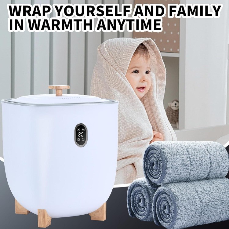 Towel Warmers, Large Towel Warmer Bucket，25L Large Capacity
