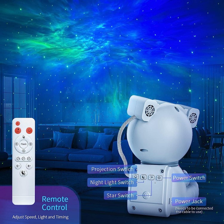 Astronaut Light Projector,Galaxy Projector for Bedroom, Star Projector