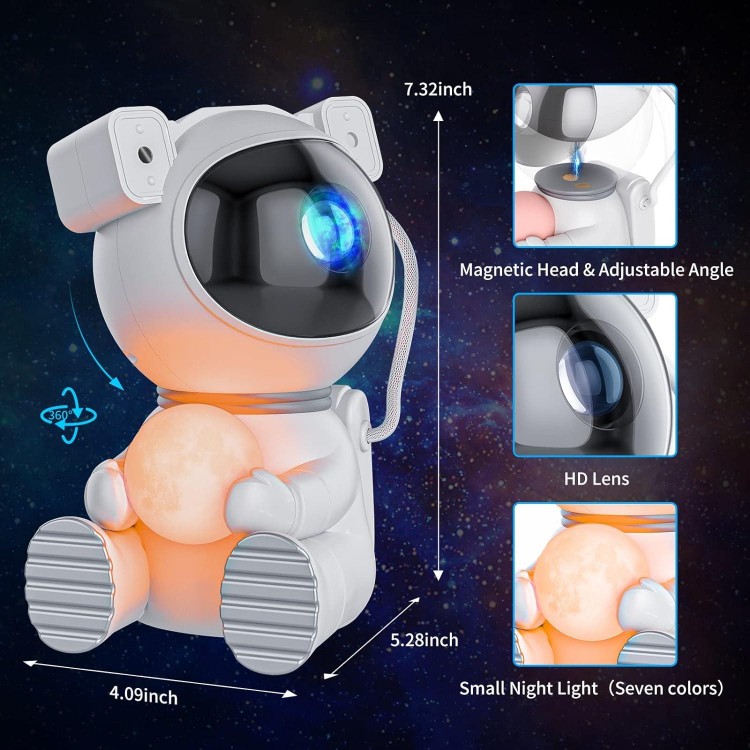 Astronaut Light Projector,Galaxy Projector for Bedroom, Star Projector