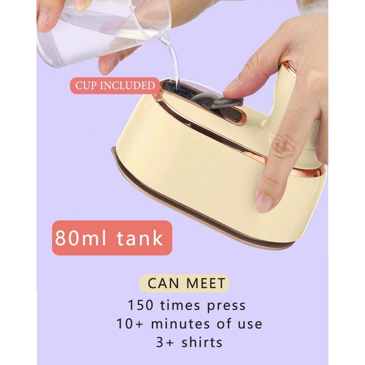 1000w Mini Travel Steamer Iron : Hand Held Portable Steamers