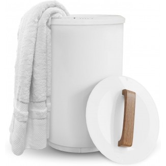 Heated Towel Warmers For Bathroom - Large Towel Warmer Bucket, Handle