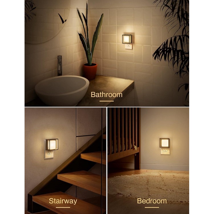 LED Night Light, Night Lights Plug Into Wall with Dusk-to-Dawn Sensor