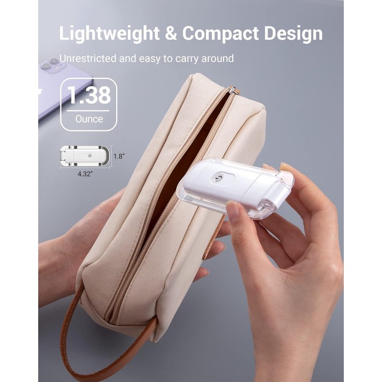 DEWENWILS USB Rechargeable Book Light,Warm White,Brightness Adjustable