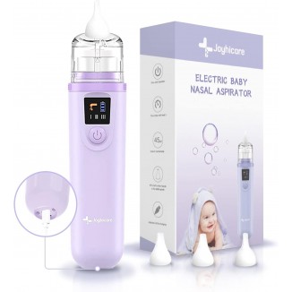 Baby Nasal Aspirator, 3 Suction Levels Safe Electric Baby Nose Sucker