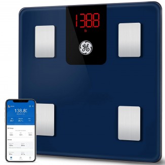 GE Smart Body Fat Scale: Digital Body Weight Bathroom Scales Bluetooth