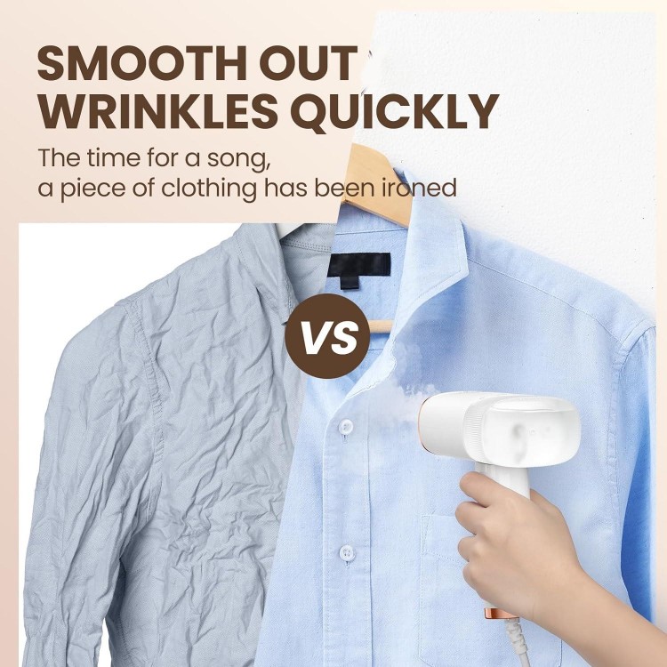 Portable Handheld Steam Garment Steamer Foldable: Effortless Wrinkle