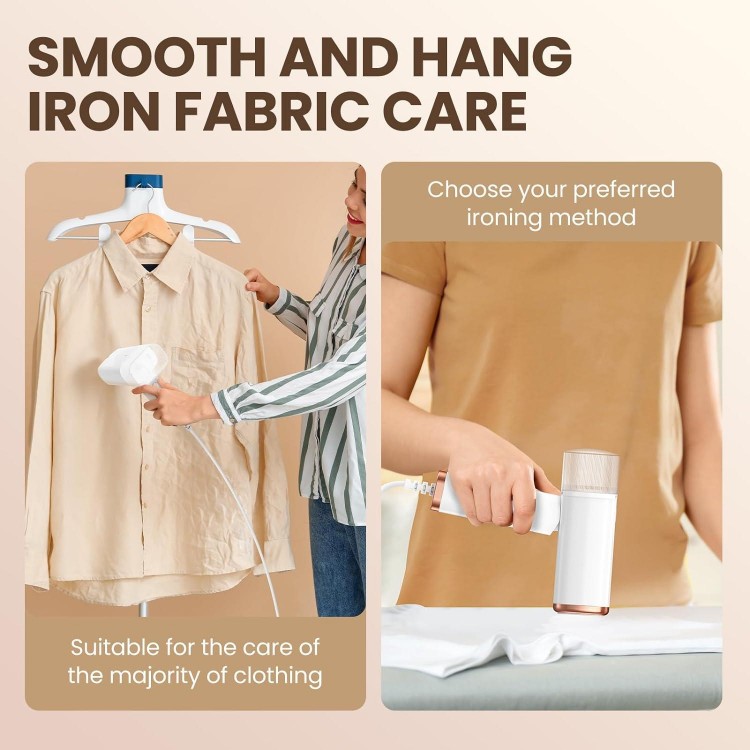 Portable Handheld Steam Garment Steamer Foldable: Effortless Wrinkle