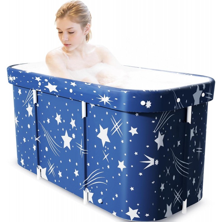 Portable Bath Tub, Foldable Bathtub For Adults And Kids, Therapy Tub