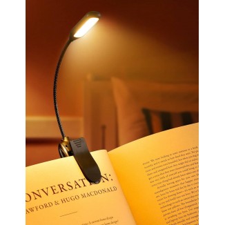 Book Lights For Reading At Night In Bed, LED Book Light Rechargeable