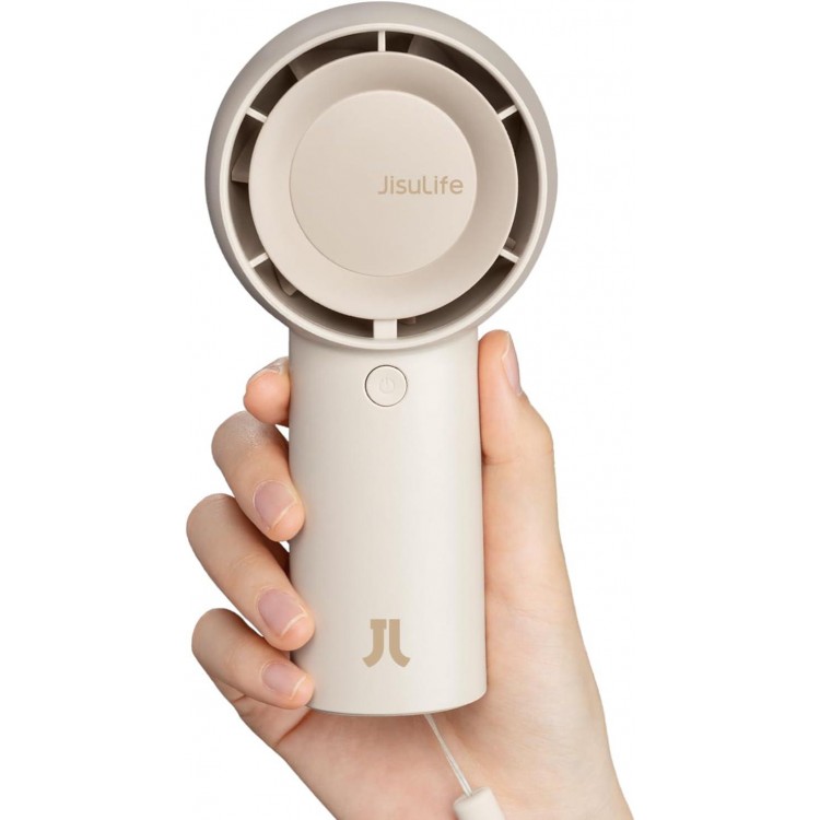 JISULIFE Handheld Portable Turbo Fan ,For Travel/Outdoor/Home/Office