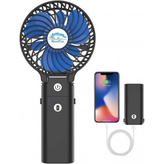2024 New Portable Handheld Fan,5200mAh Rechargeable Battery Operated